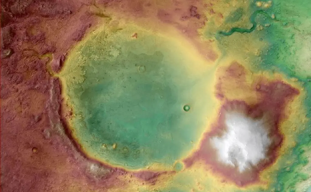 Jezero Crater overview from USGS-Astrogeology Center.